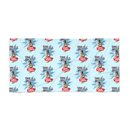 Cock Robin ONE in a MILLION Beach Towel – Retro Graphic Surf Towel