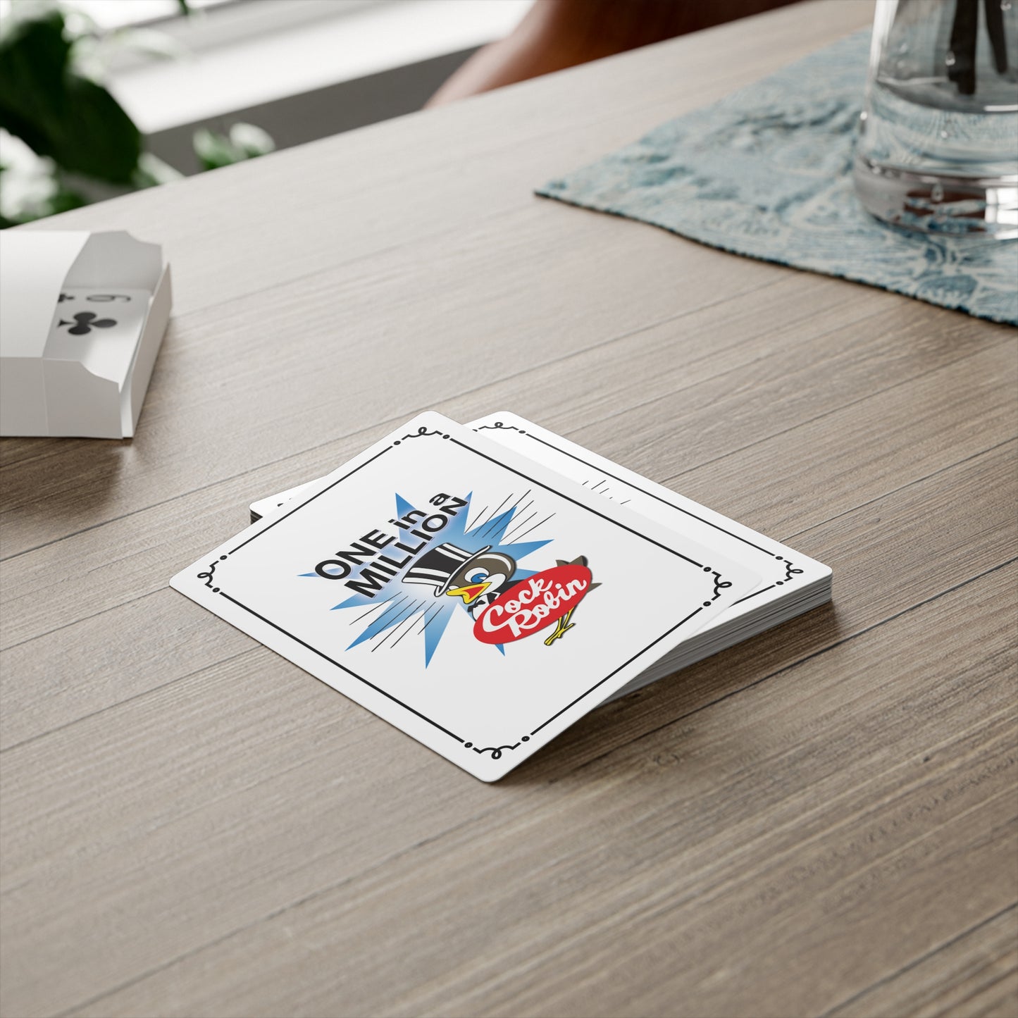 Cock Robin ONE in a MILLION Playing Cards – Retro Graphic Poker Deck