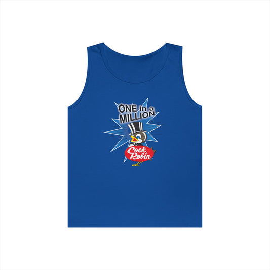 Cock Robin ONE in a MILLION Rocket Tank Top – Retro Graphic Tank