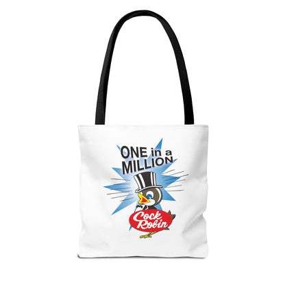Cock Robin ONE in a MILLION Tote Bag — Vintage Graphic Beach & Market Tote