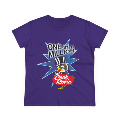 Women's Cock Robin ONE in a MILLION T-Shirt – Retro Graphic Tee