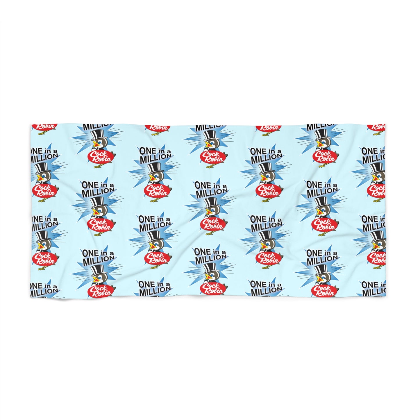 Cock Robin ONE in a MILLION Retro Surf Beach Towel