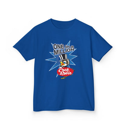 Kids Cock Robin ONE in a MILLION Tee – Retro Graphic T-Shirt