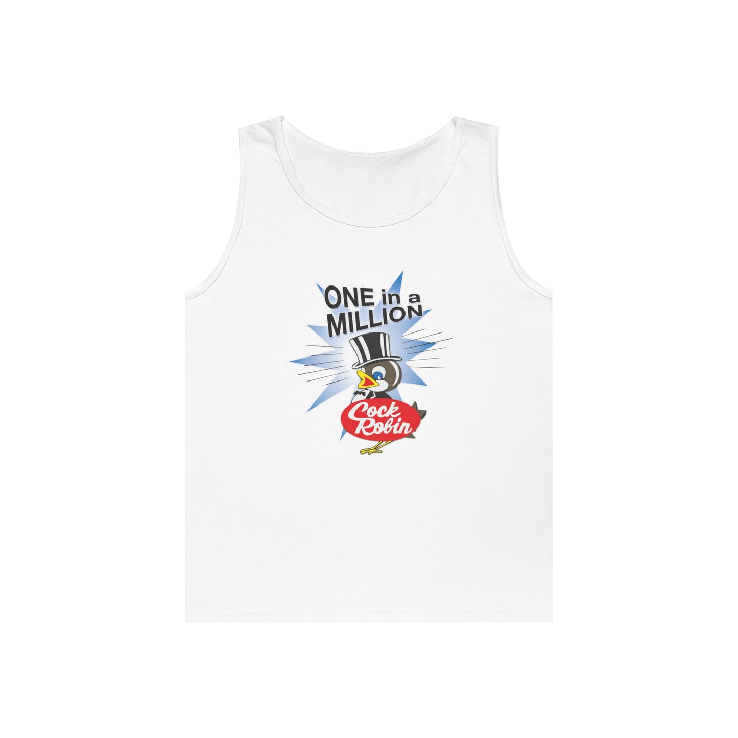 Cock Robin ONE in a MILLION Rocket Tank Top – Retro Graphic Tank