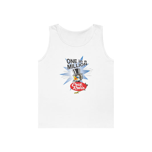 Cock Robin ONE in a MILLION Rocket Tank Top – Retro Graphic Tank