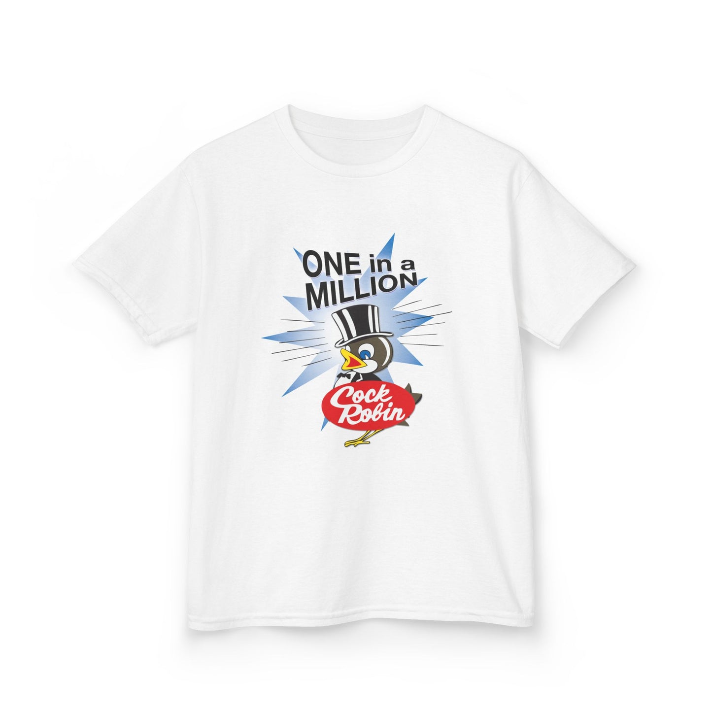 Kids Cock Robin ONE in a MILLION Tee – Retro Graphic T-Shirt
