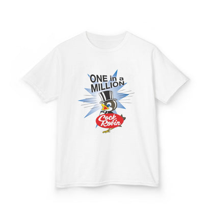 Kids Cock Robin ONE in a MILLION Tee – Retro Graphic T-Shirt