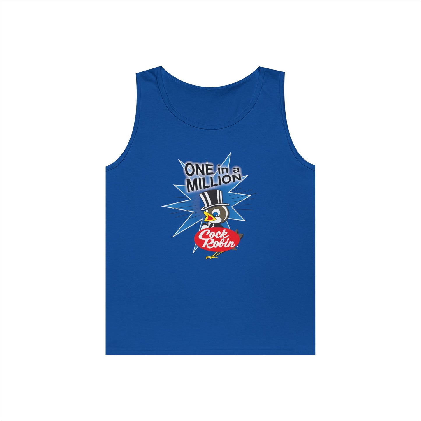 Cock Robin ONE in a MILLION Rocket Tank Top – Retro Graphic Tank