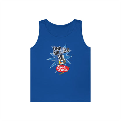 Cock Robin ONE in a MILLION Rocket Tank Top – Retro Graphic Tank