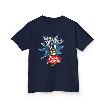 Kids Cock Robin ONE in a MILLION Tee – Retro Graphic T-Shirt
