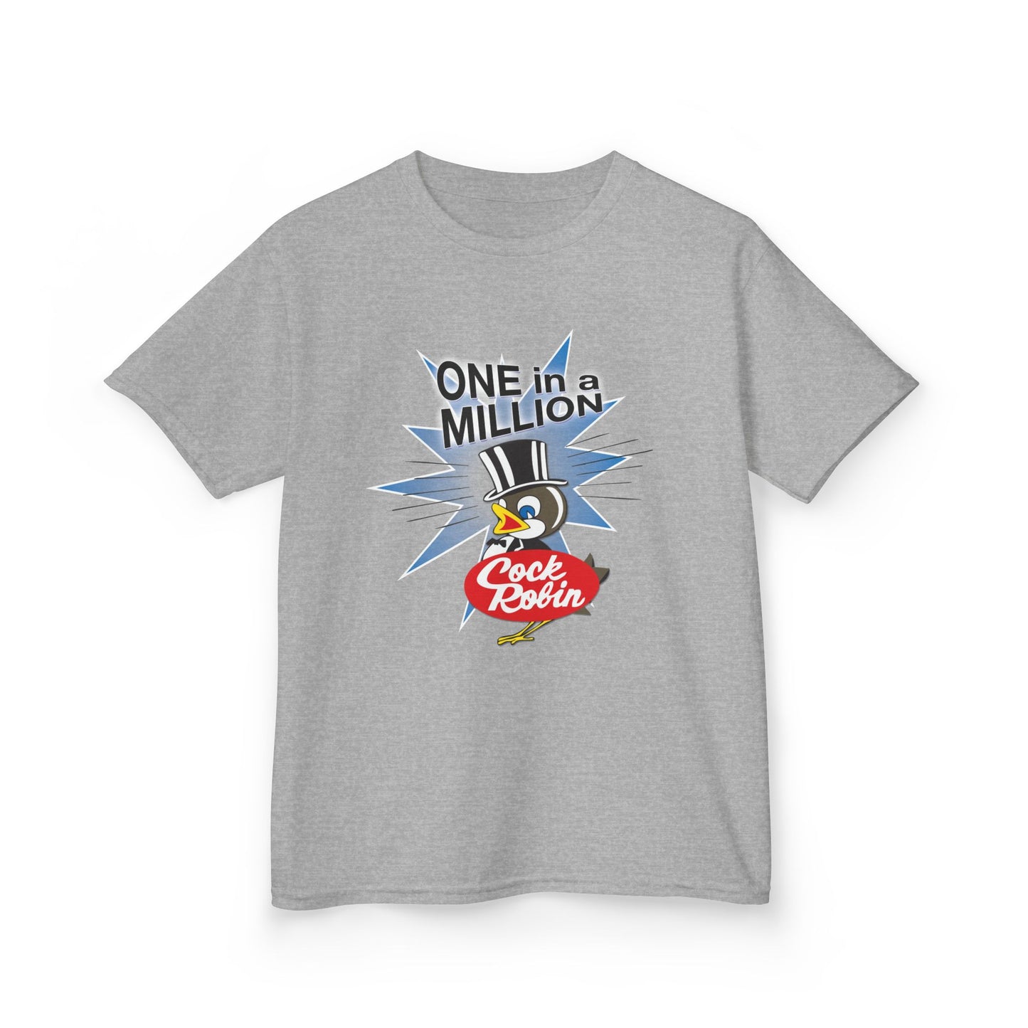 Kids Cock Robin ONE in a MILLION Tee – Retro Graphic T-Shirt