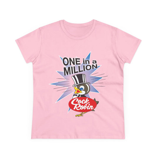 Women's Cock Robin ONE in a MILLION T-Shirt – Retro Graphic Tee