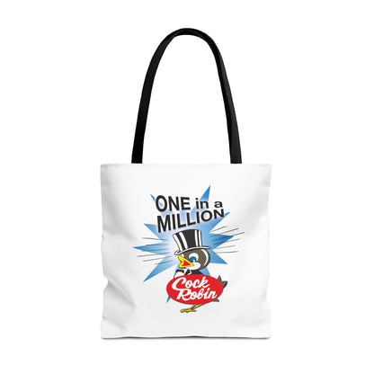 Cock Robin ONE in a MILLION Tote Bag — Vintage Graphic Beach & Market Tote