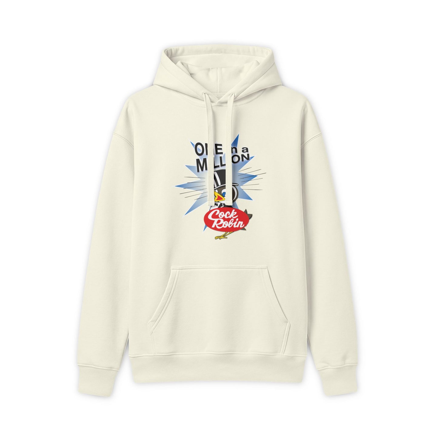 Cock Robin ONE in a MILLION Hammer Maxweight Hoodie – Retro Graphic Pullover