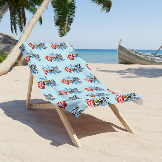 Cock Robin ONE in a MILLION Beach Towel – Retro Graphic Surf Towel