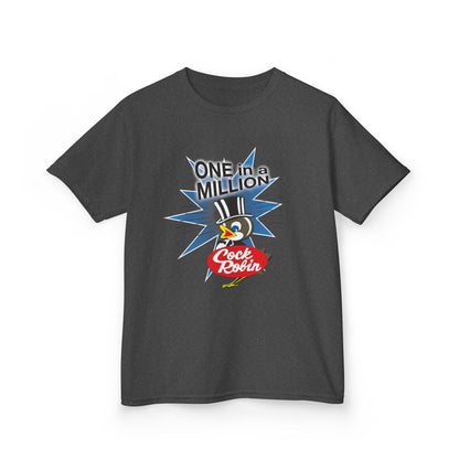 Kids Cock Robin ONE in a MILLION Tee – Retro Graphic T-Shirt