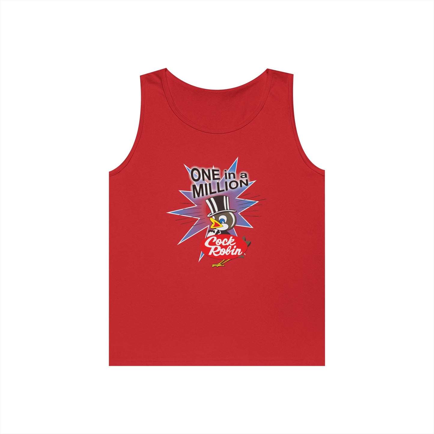 Cock Robin ONE in a MILLION Rocket Tank Top – Retro Graphic Tank