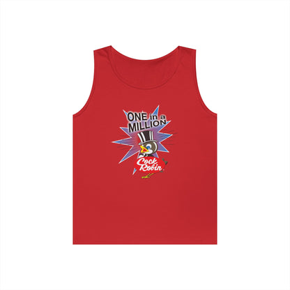 Cock Robin ONE in a MILLION Rocket Tank Top – Retro Graphic Tank