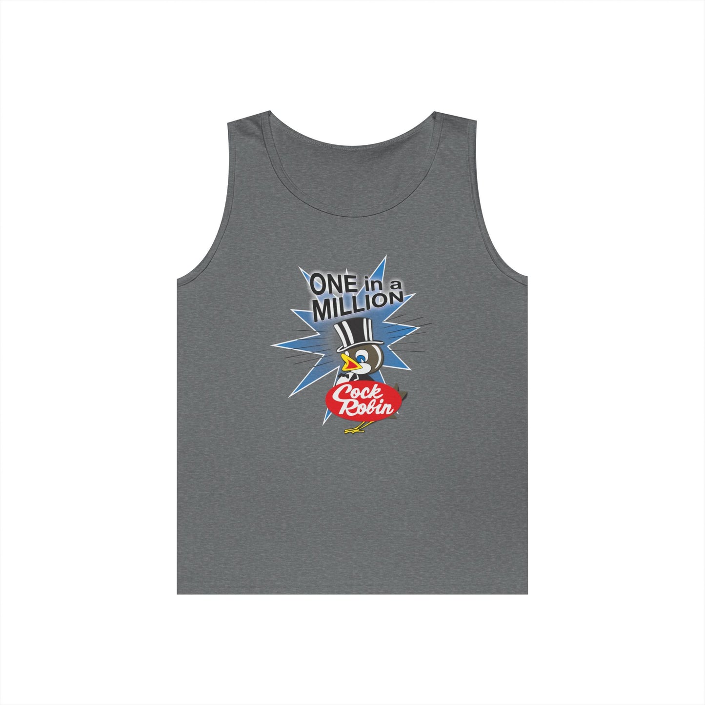 Cock Robin ONE in a MILLION Rocket Tank Top – Retro Graphic Tank