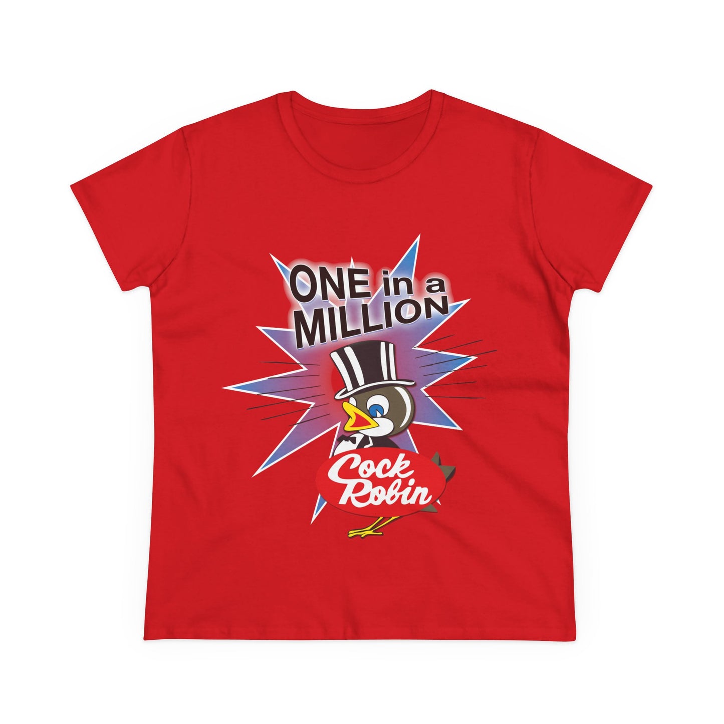 Women's Cock Robin ONE in a MILLION T-Shirt – Retro Graphic Tee