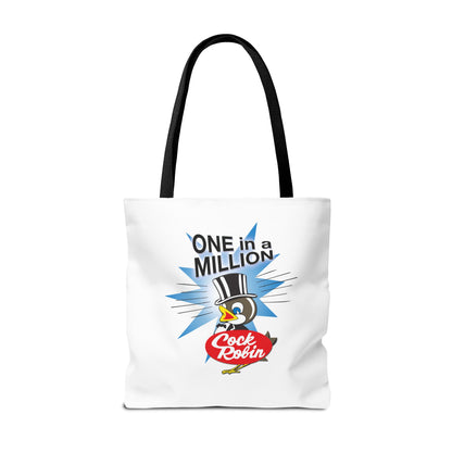 Cock Robin ONE in a MILLION Tote Bag — Vintage Graphic Beach & Market Tote